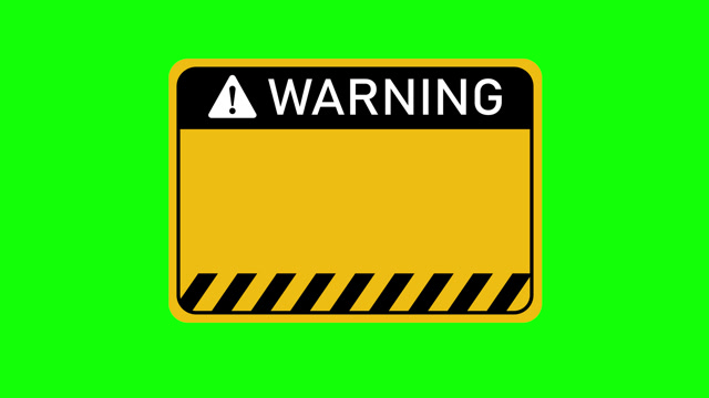 Warning Sign Animation Stock Footage: Royalty-Free Video Clips ...