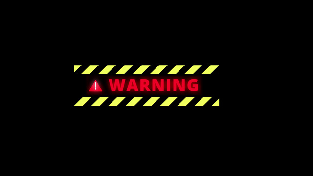 Warning Animation Stock Footage: Royalty-Free Video Clips - Storyblocks