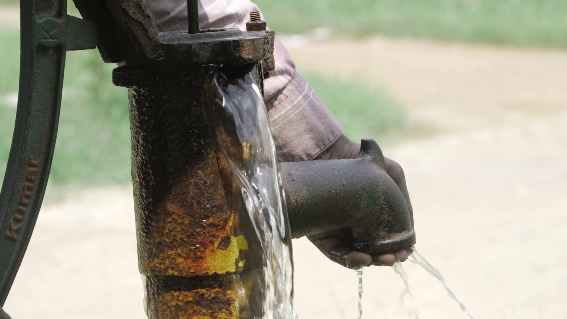 Unleashing Power Of Hand Pump - Visual Stock Footage SBV-353129112 ...