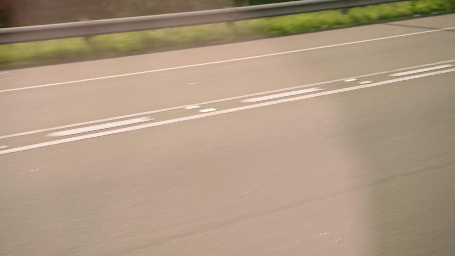 View From Car Side Window: Fast-moving Road Stock Footage SBV-348567398 ...