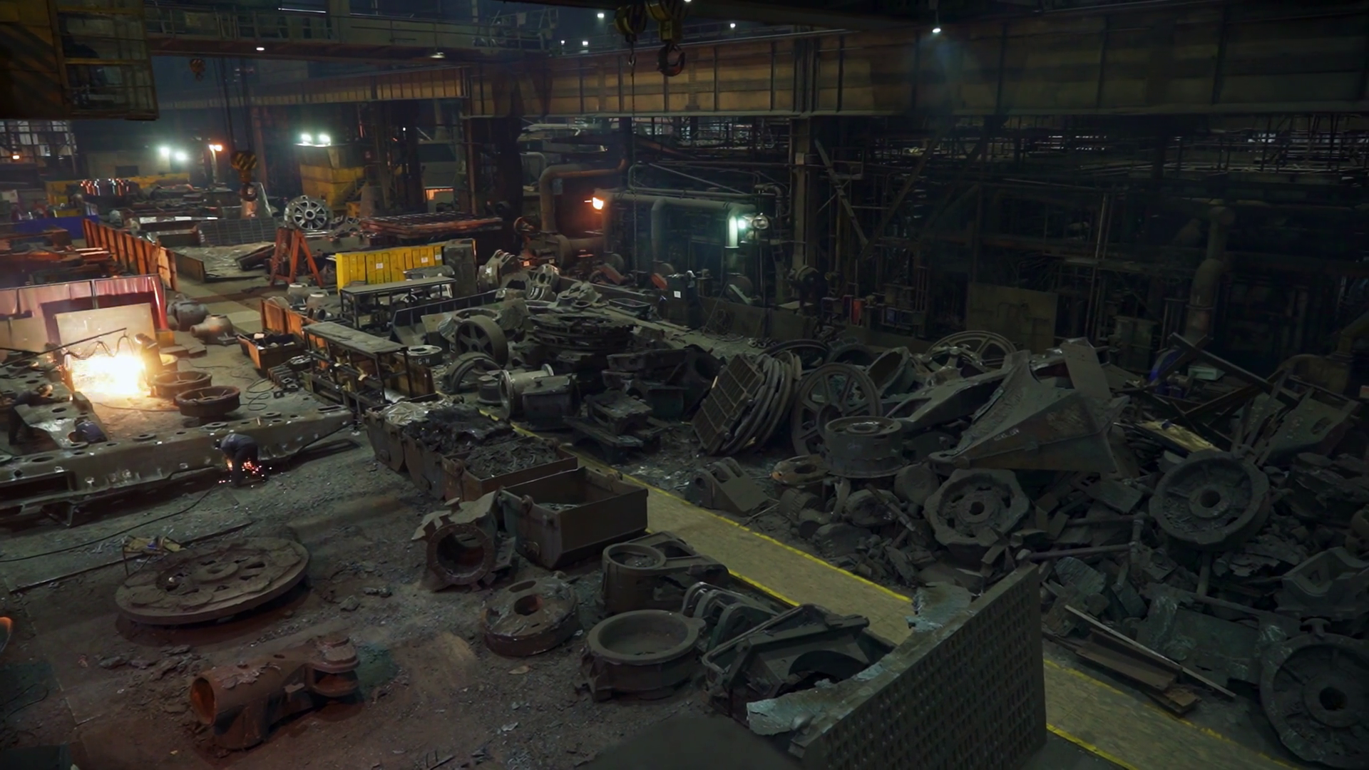 An Abandoned Industrial Factory Interior Stock Footage SBV-349242766 ...