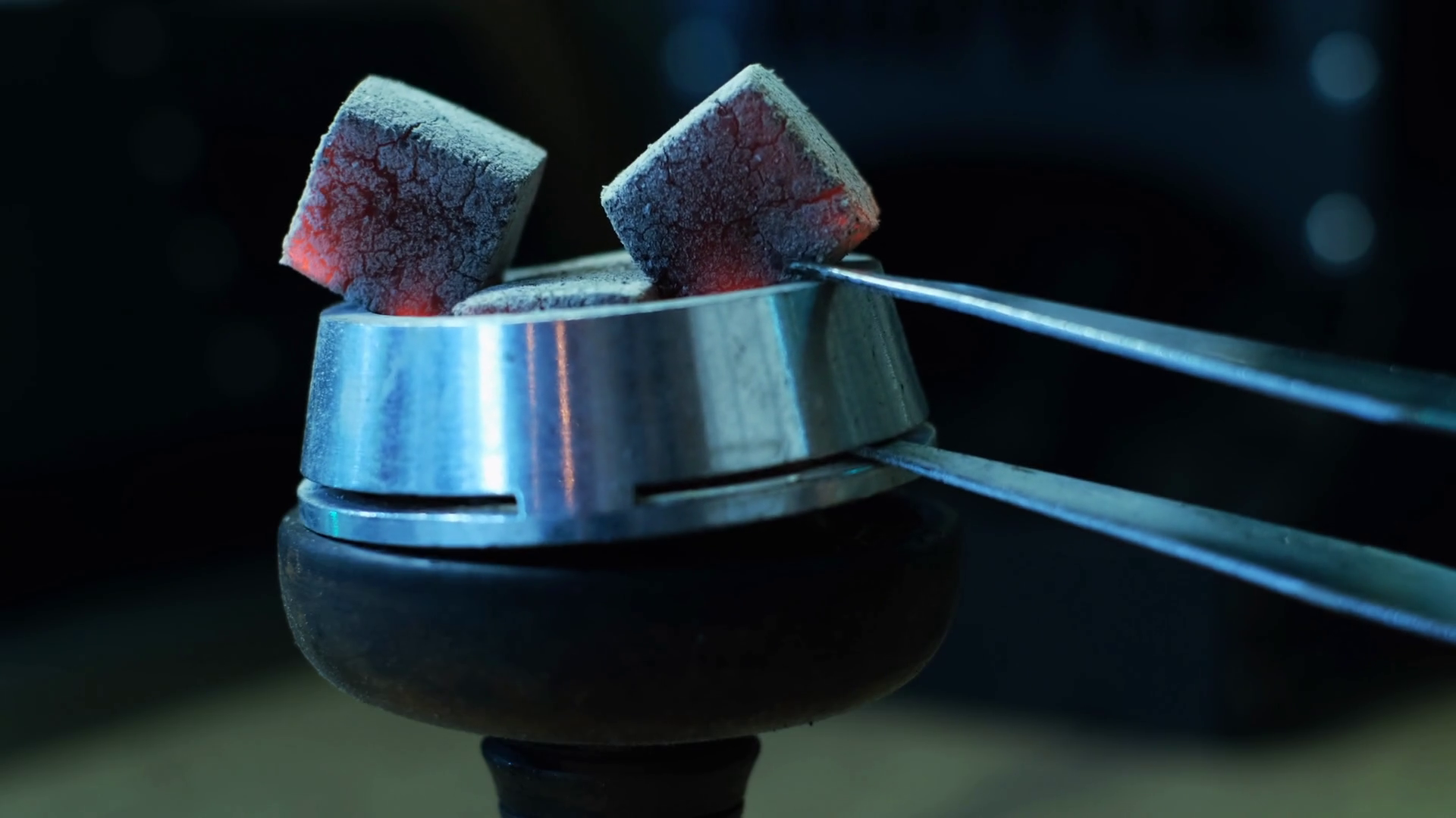 Process Of Preparation Hookah Smoking Stock Footage SBV-348449508 ...