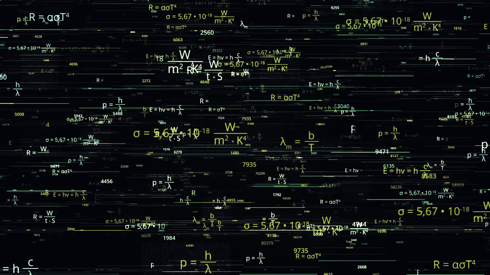 Abstract Floating Mathematical Formulas On Stock Motion Graphics SBV ...