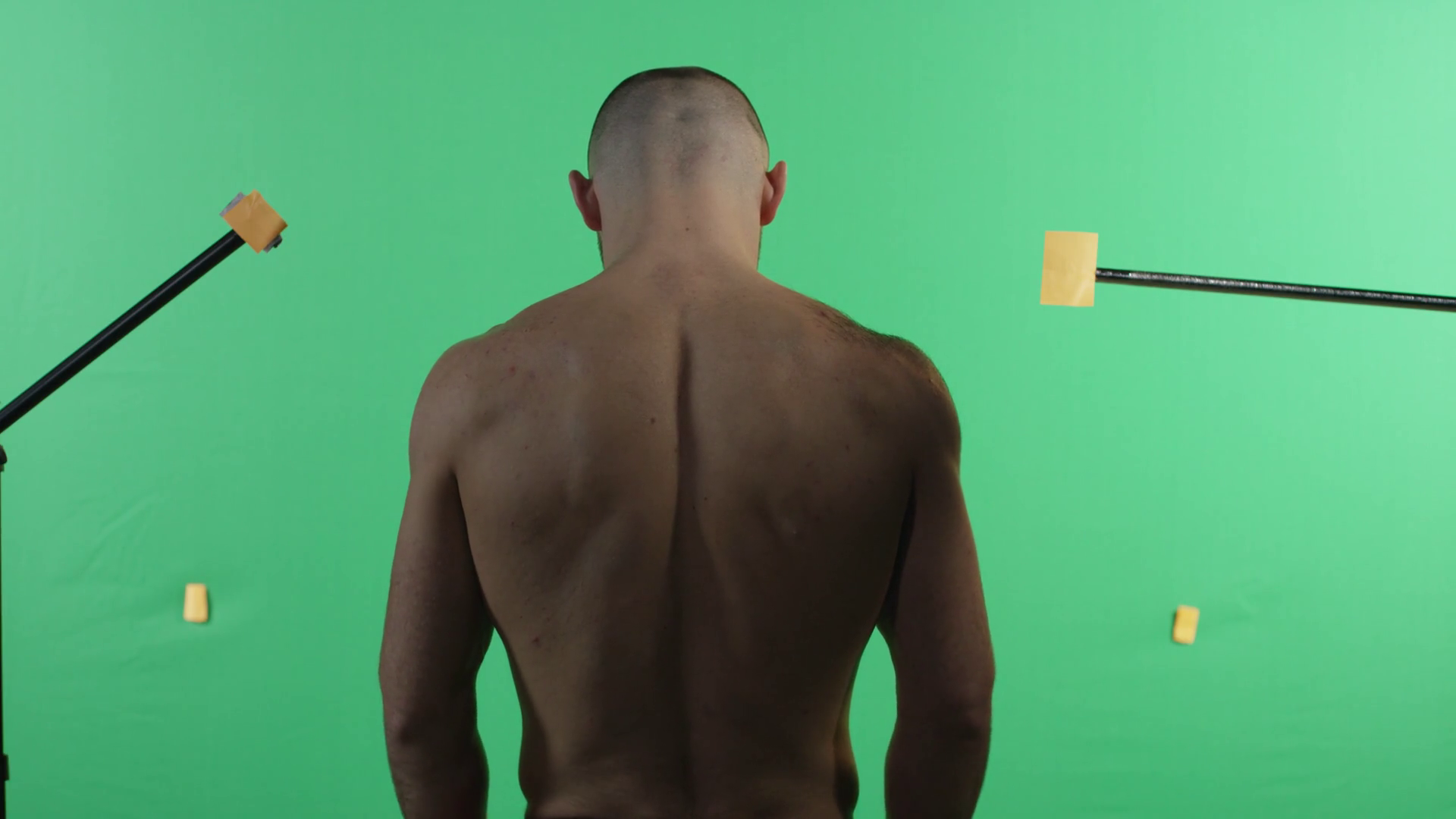 Sportsman Standing On Green Screen Boxer Stock Footage SBV-348513584 ...