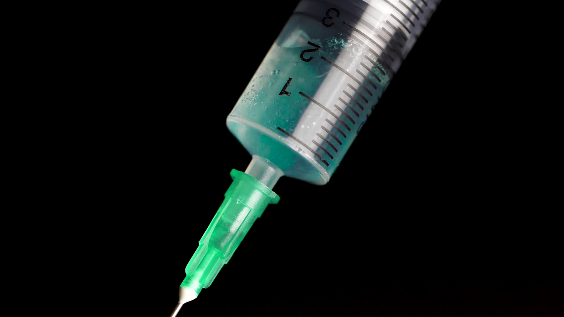 Taking Vaccine Into Glass Syringe From Stock Footage SBV-348527711 ...