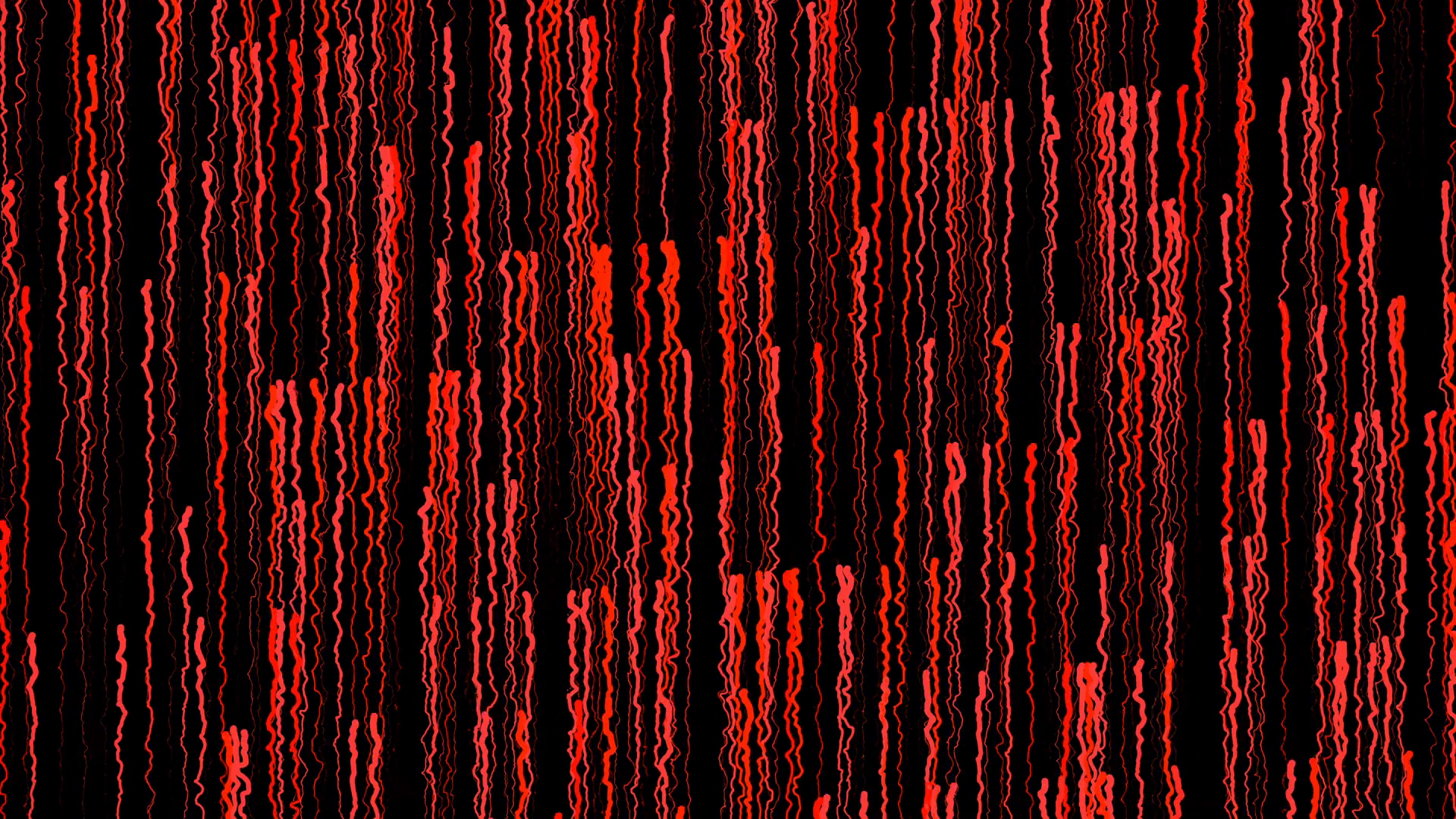 Abstract Digital Paint Lines Motion On Black Stock Footage SBV ...