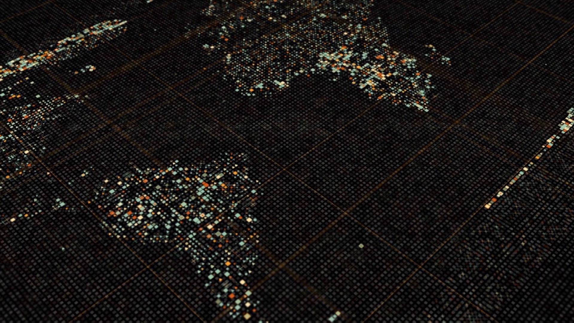 Abstract Animation Of World Map In Digital Stock Footage SBV-348535624 ...
