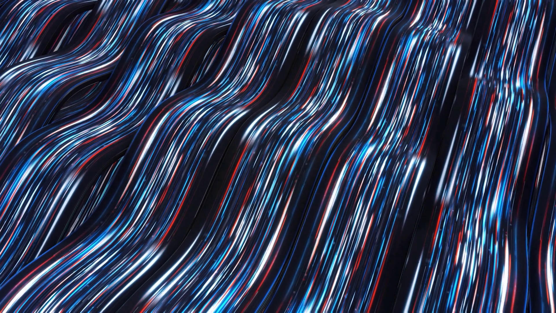 Wavy Moving Wide Lines On Abstract Black Stock Motion Graphics SBV ...