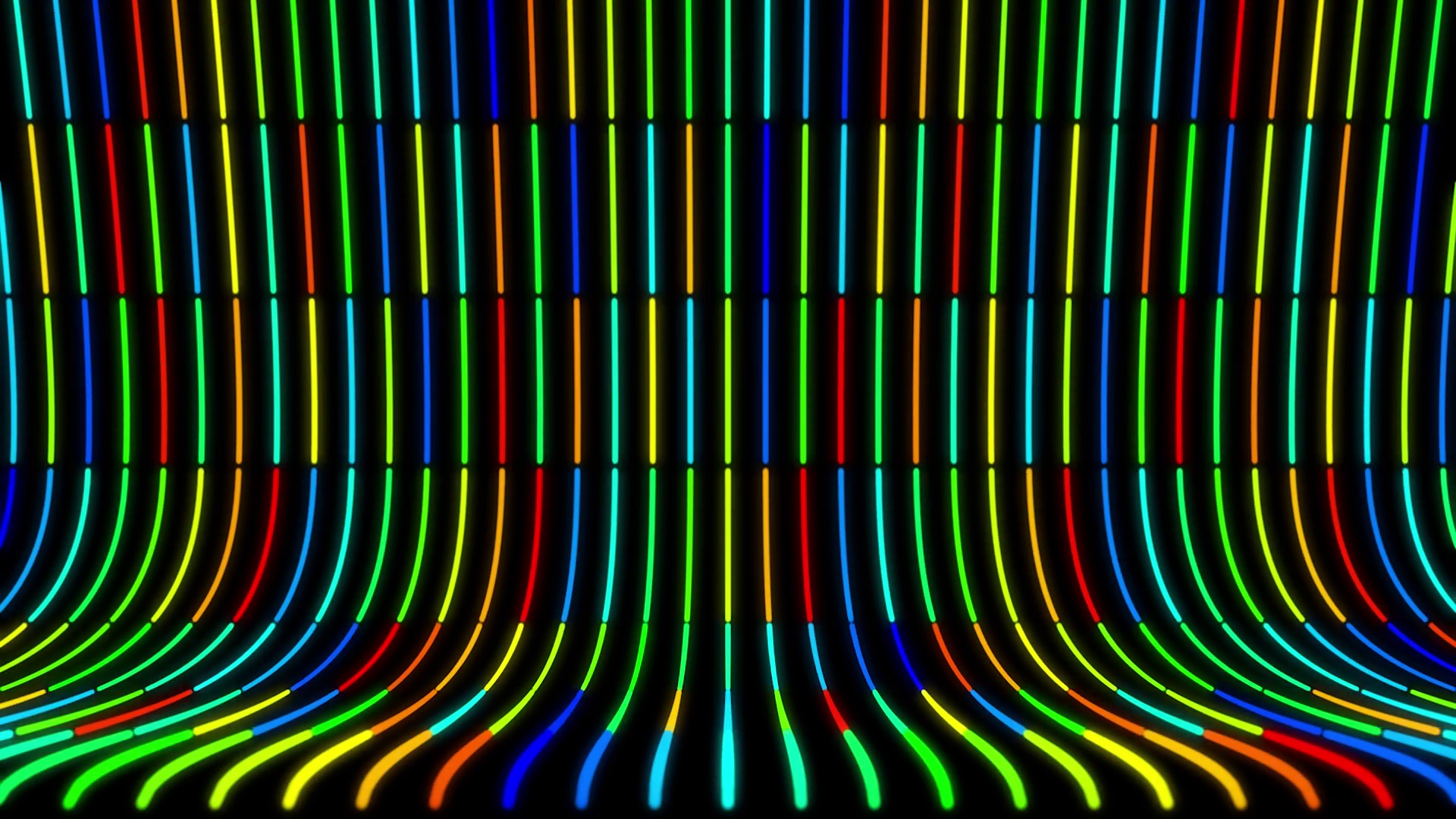 Abstract Curved Background With Moving Neon Stock Motion Graphics SBV ...