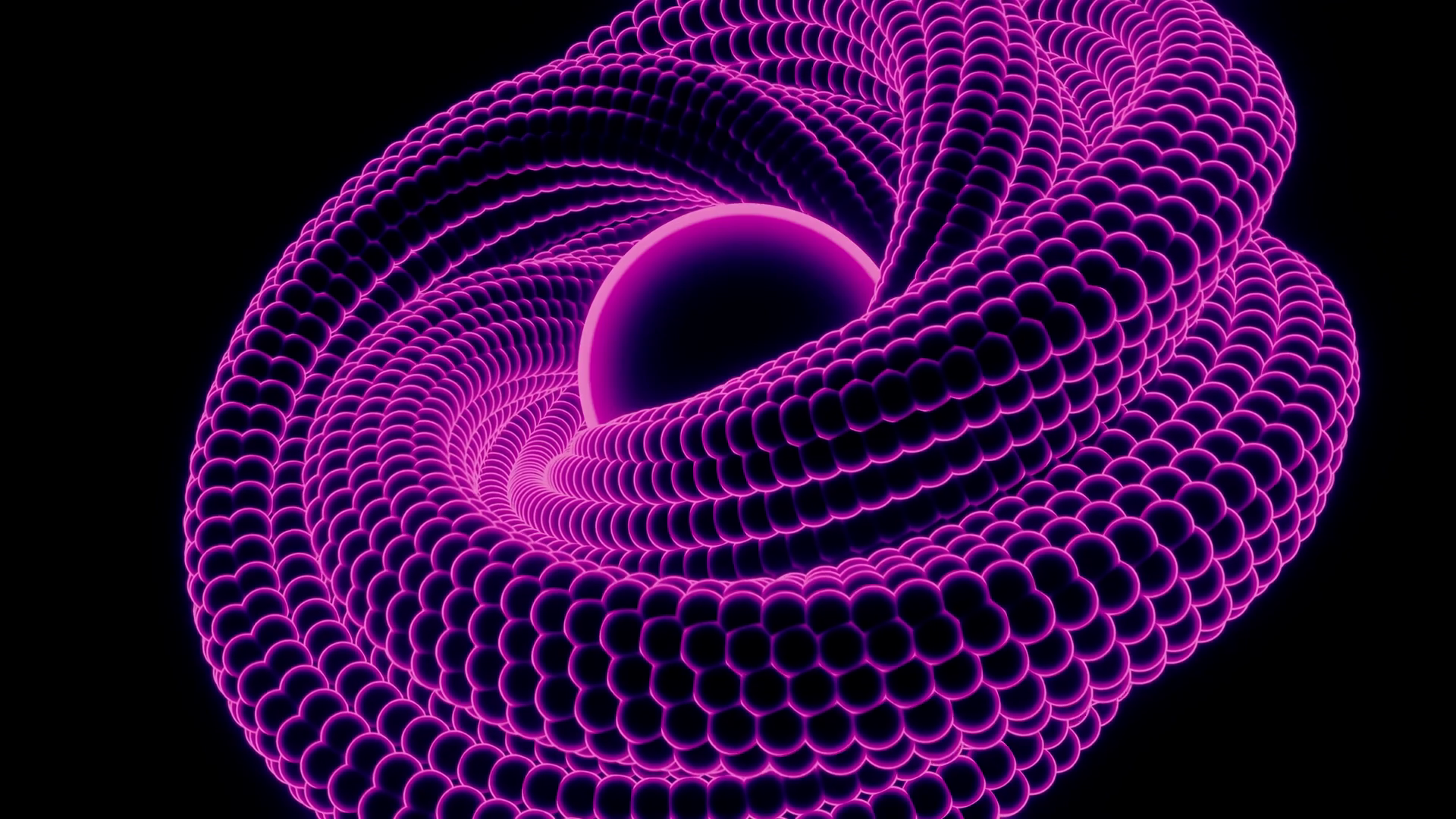 Animation Of Spheres Assembled In Spiral Stock Motion Graphics SBV ...