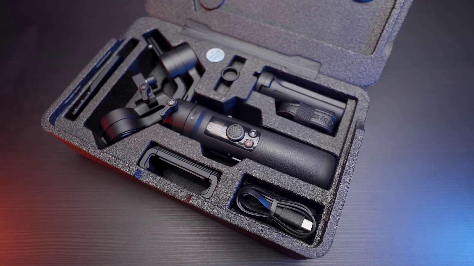 Close Up Of New Smartphone Stabilizer Inside Stock Footage SBV ...