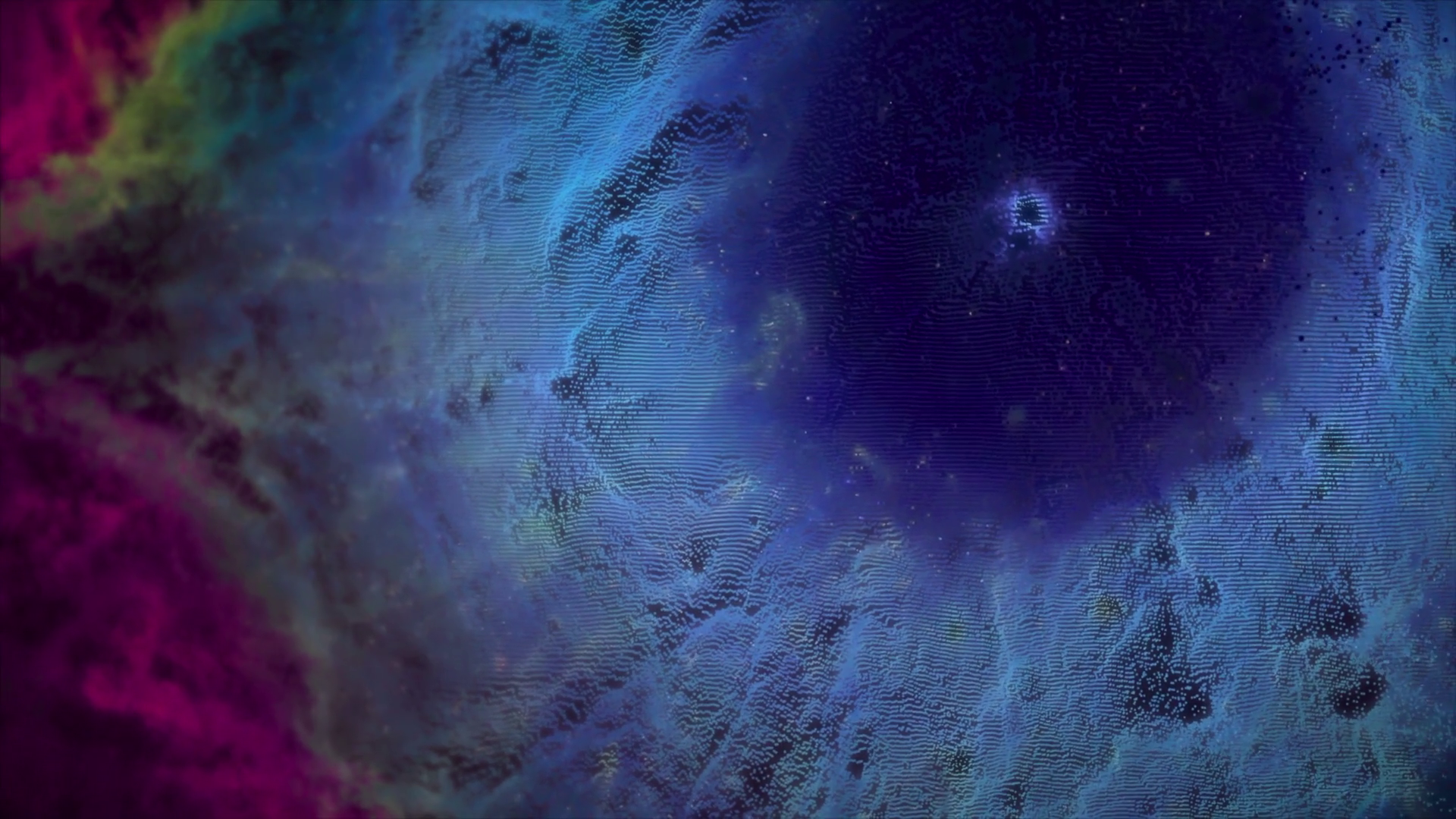 Animation Of Space Flight Through Red Blue Stock Motion Graphics SBV ...