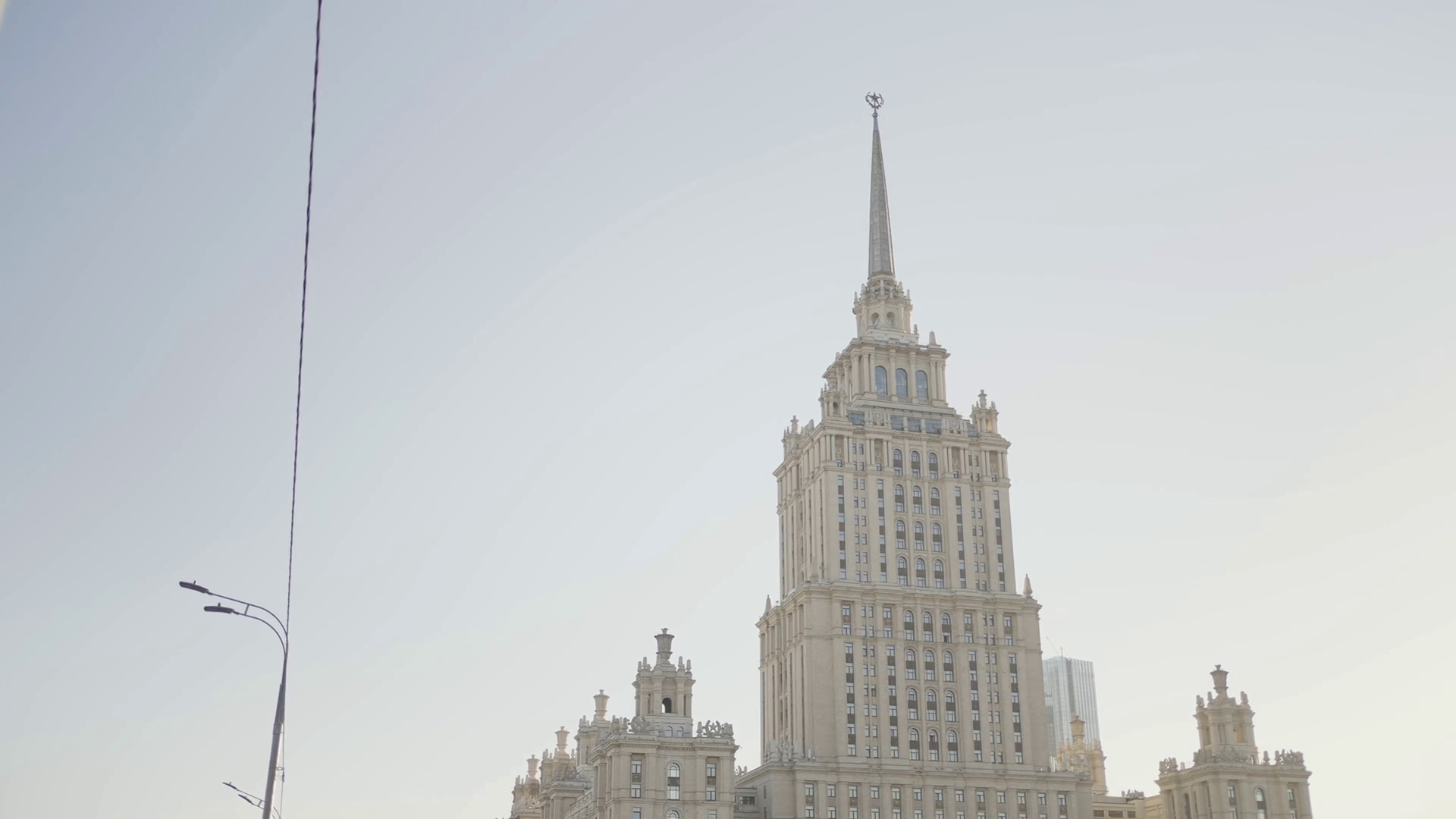 Moscow Buildings Action Moscow's Beautiful Stock Footage SBV-348595203 ...
