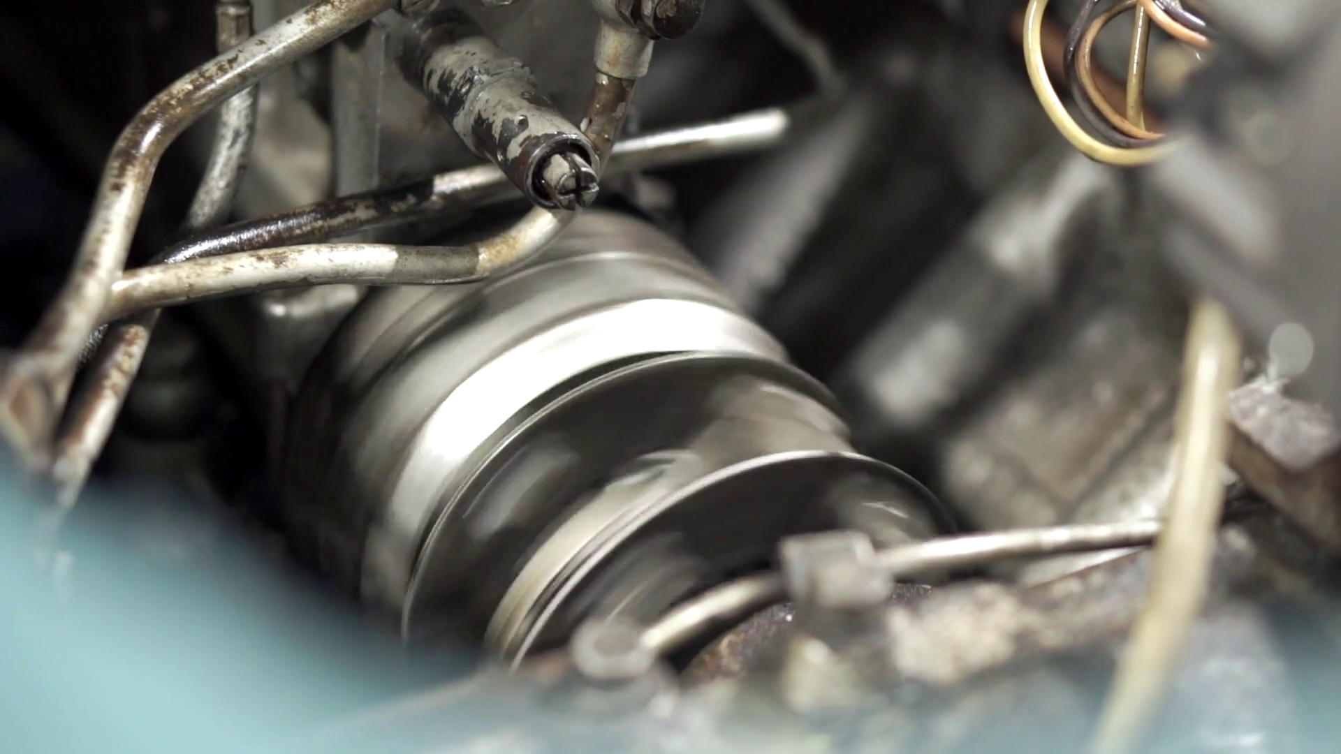 Close-up Of Rotating Part Of Generator Clip Stock Footage SBV-348589756 ...