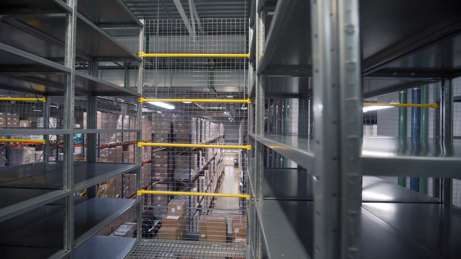 Warehouse With Movement Of Goods Creative Stock Footage SBV-348596301 ...