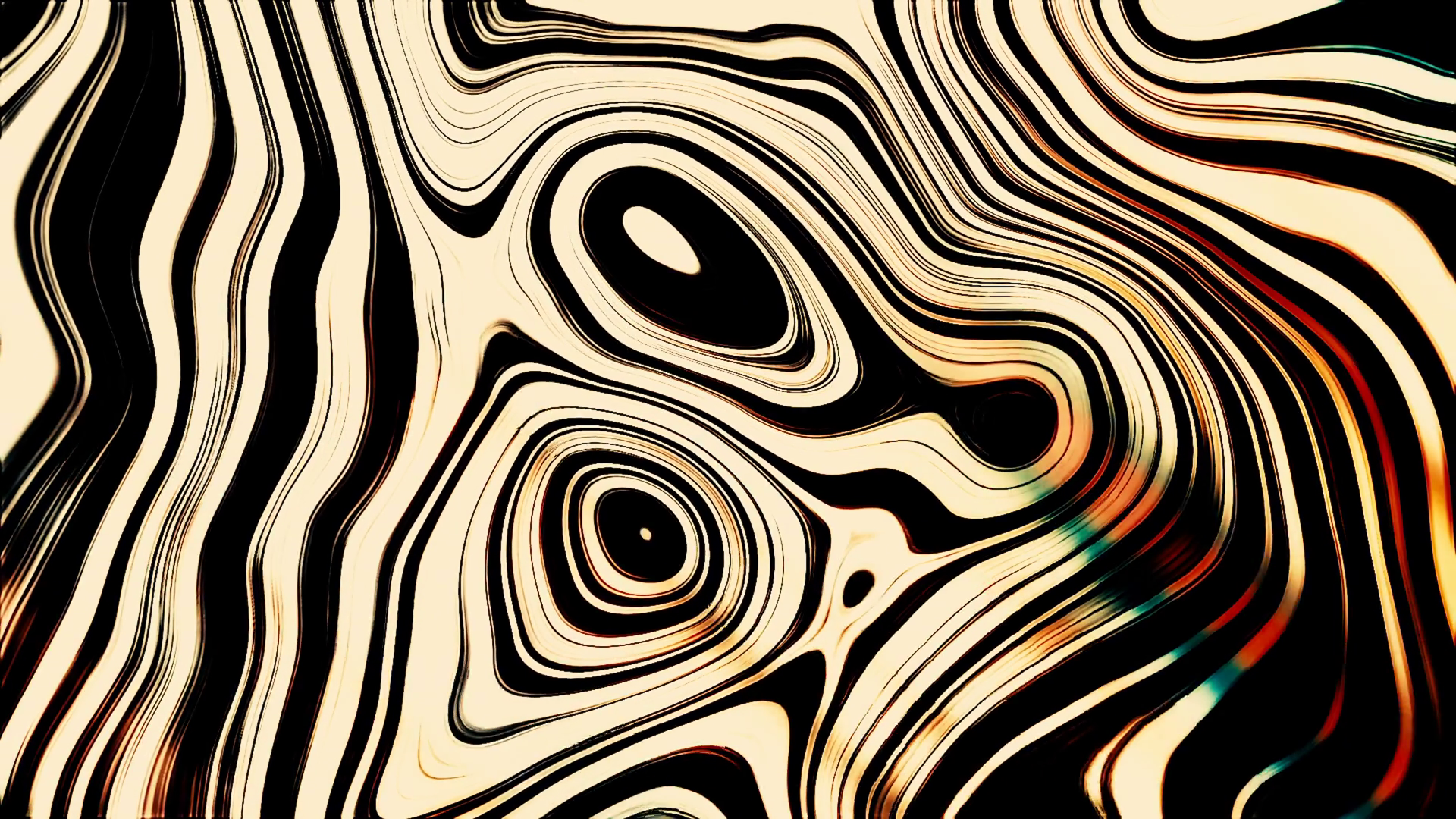 Liquid Psychedelic Pattern Of Curved Lines Stock Motion Graphics SBV ...