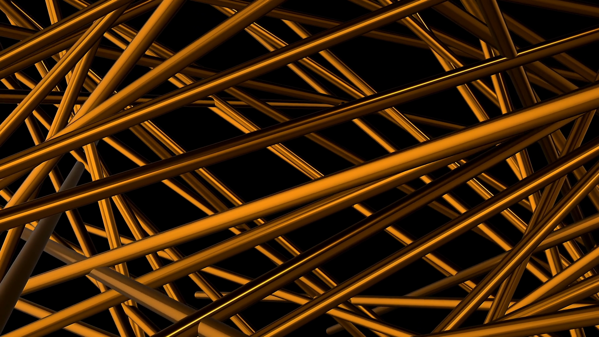 Golden Lines In 3d Motion Black Footage On Stock Motion Graphics SBV ...
