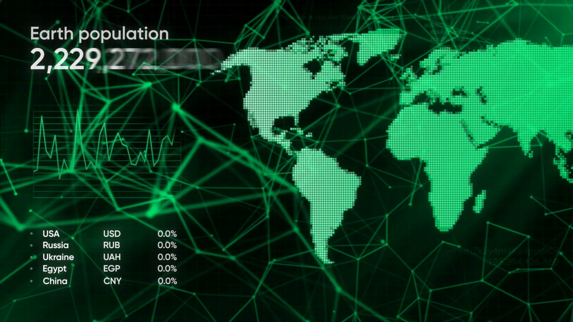 Graph Of Earth's Population Motion Animated Stock Motion Graphics SBV ...