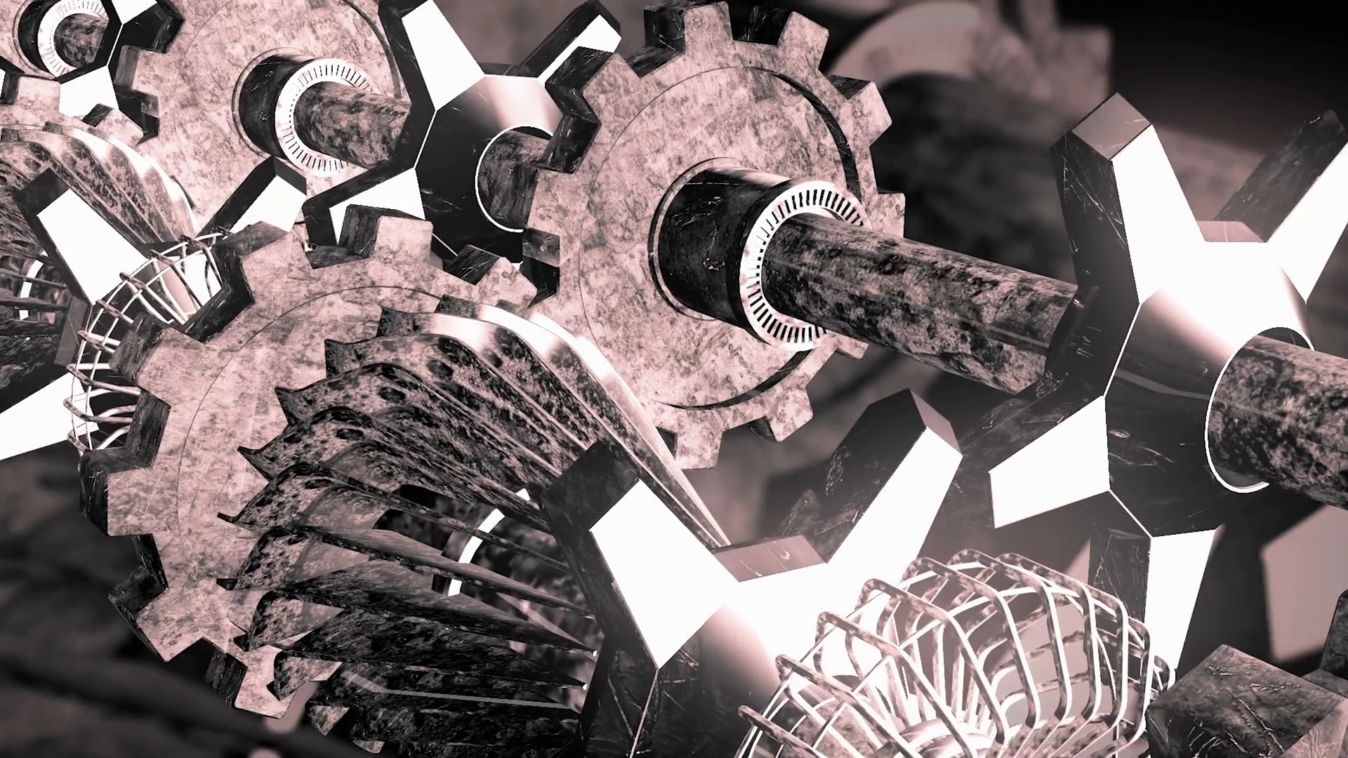 Gears Rotating In Mechanical Device Motion Stock Motion Graphics SBV ...