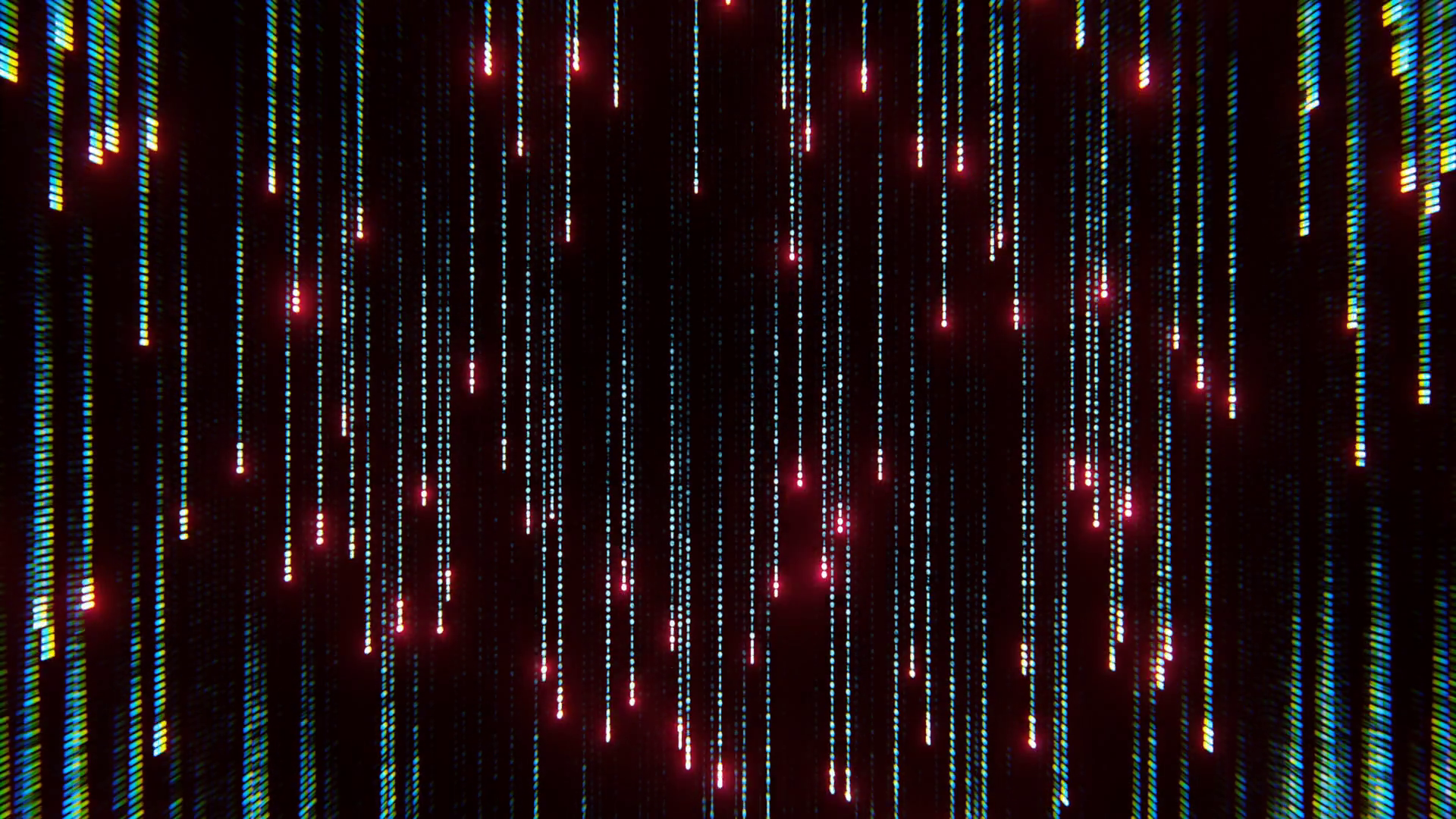 Abstract Matrix Effect With Running Lines Of Stock Motion Graphics SBV ...