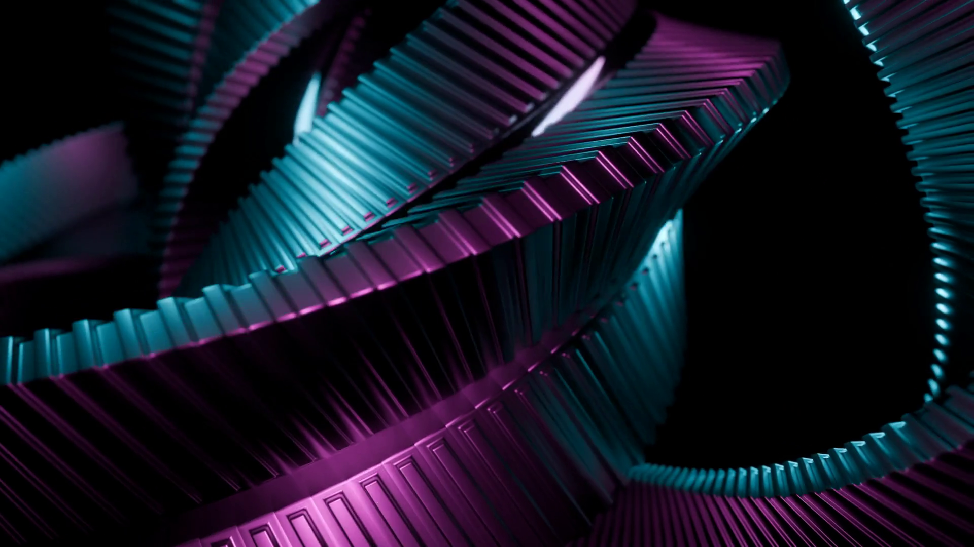 Colorful Metal Spiral Rotating Indesign 3d Stock Motion Graphics SBV ...
