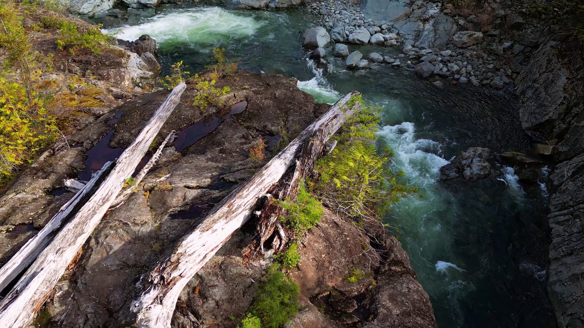 Rocks River In Canadian Nature Landscape Stock Footage SBV-348634860 ...