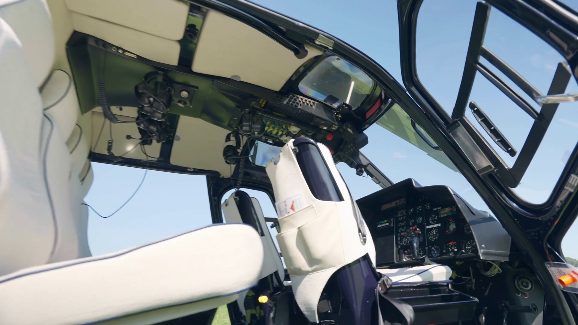 Helicopter Cabin With Different Command Stock Footage SBV-348924918 ...