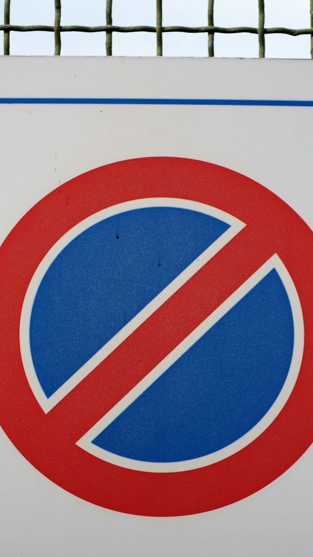 Road Sign Parking Forbidden Parking Close-up Stock Footage SBV ...