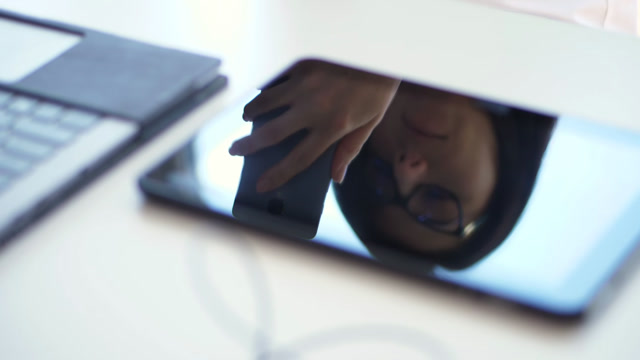 Person Using Multiple Devices Stock Footage: Royalty-Free Video Clips ...