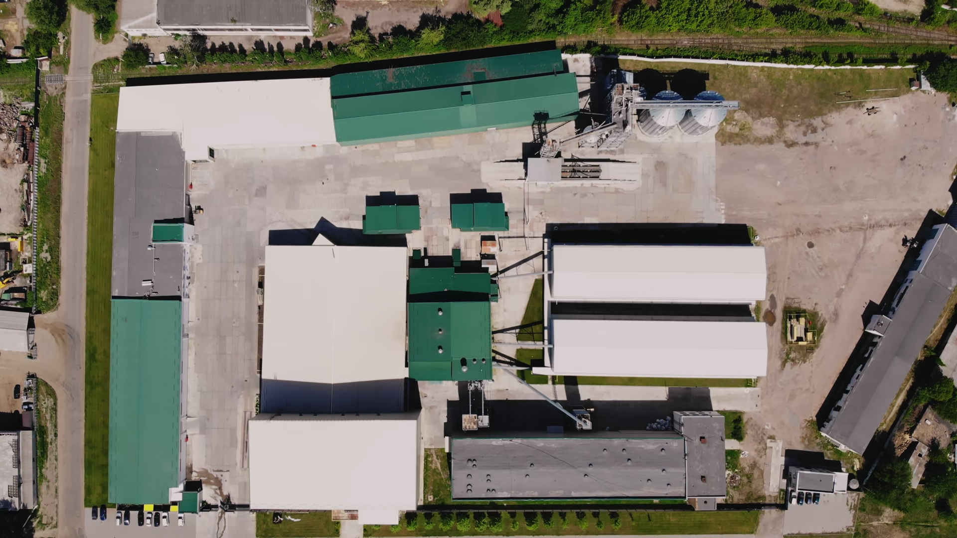 Aerial Photography Of Large Agricultural Stock Footage SBV-353609517 ...