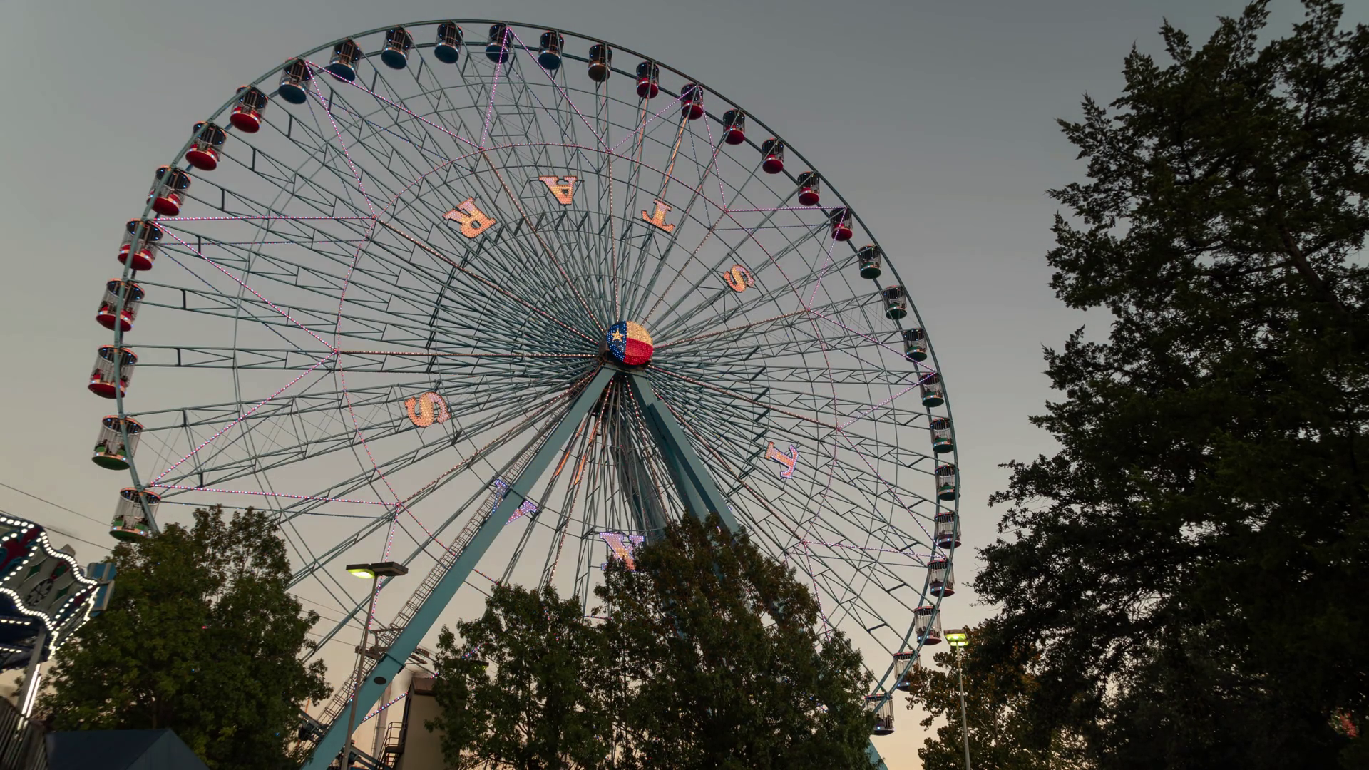 Dallas State Fair - Texas Star Ferris Wheel Stock Footage SBV-337838321 ...