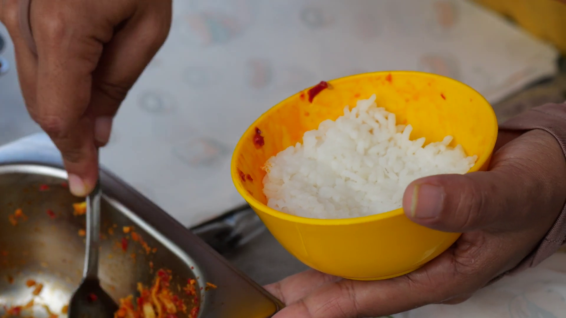 Making Rice Balls Populer Street Food In Stock Footage SBV-348706027 ...