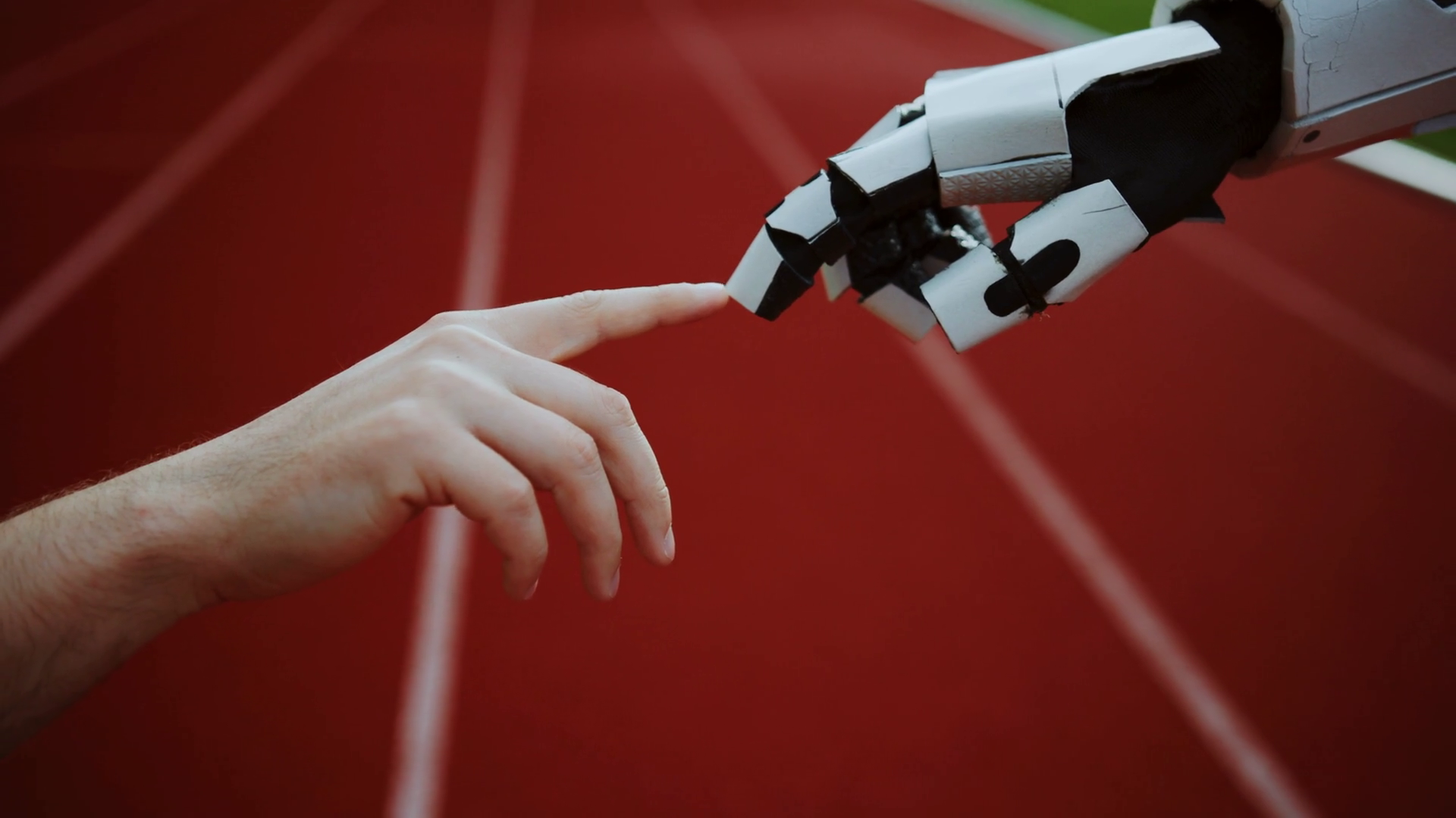 Shooting Of Human Hand Touching Hand Of Stock Footage SBV-352232852 ...