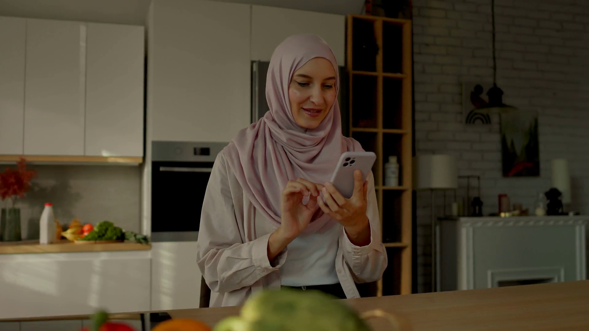 Time Lapse Video With Muslim Woman In Hijab Stock Footage SBV-352197600 ...