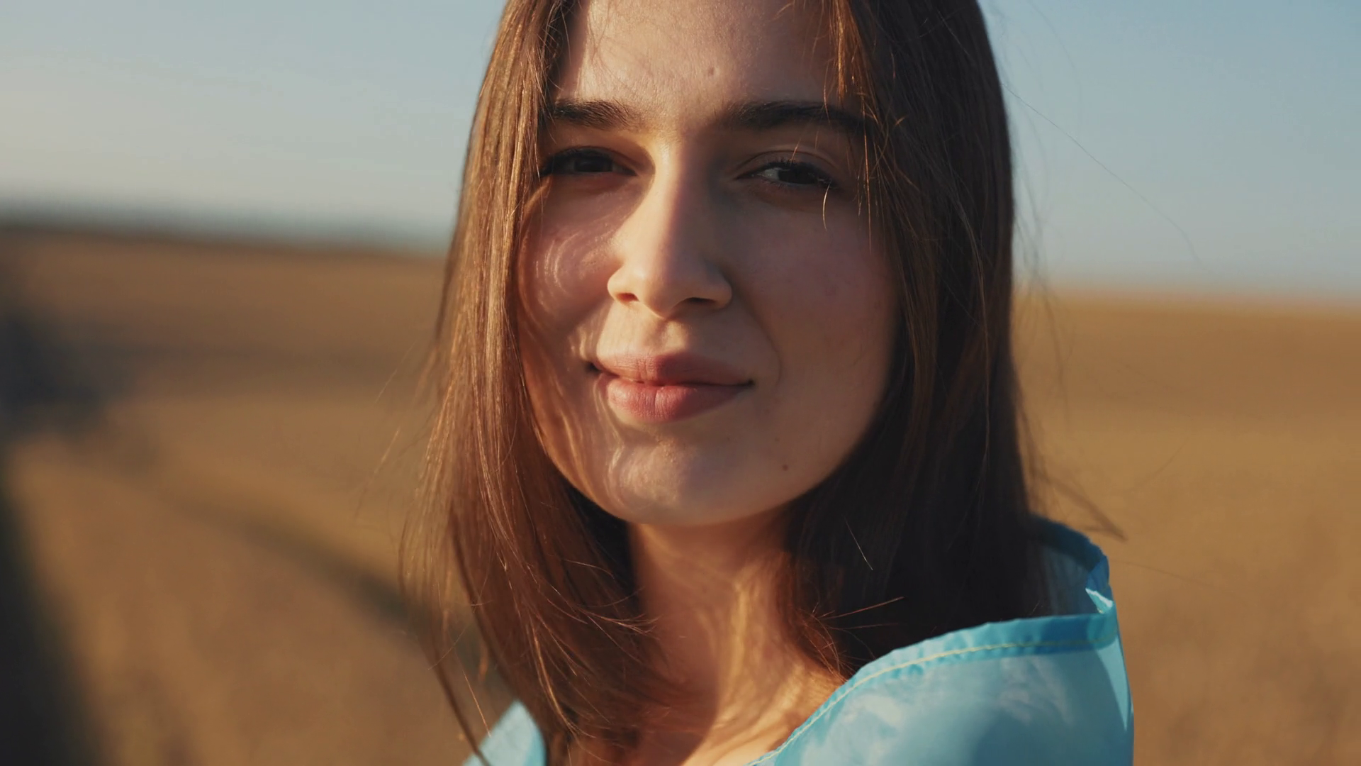 Portrait Face Happy Young Ukrainian Woman Stock Footage SBV-352182339 ...