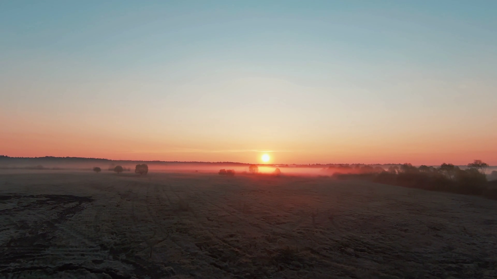 Epic Sunrise On Spectacular Open Landscape Stock Footage SBV-352184883 ...