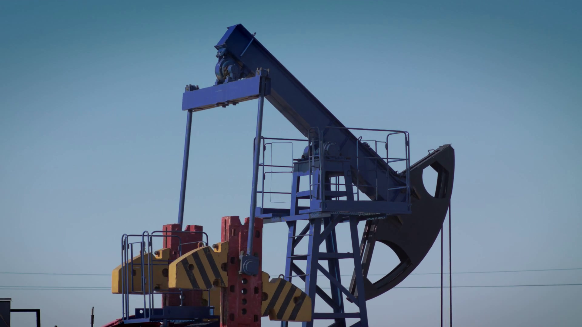 The Oil Rig Pumps Oil Stock Footage SBV-327453564 - Storyblocks