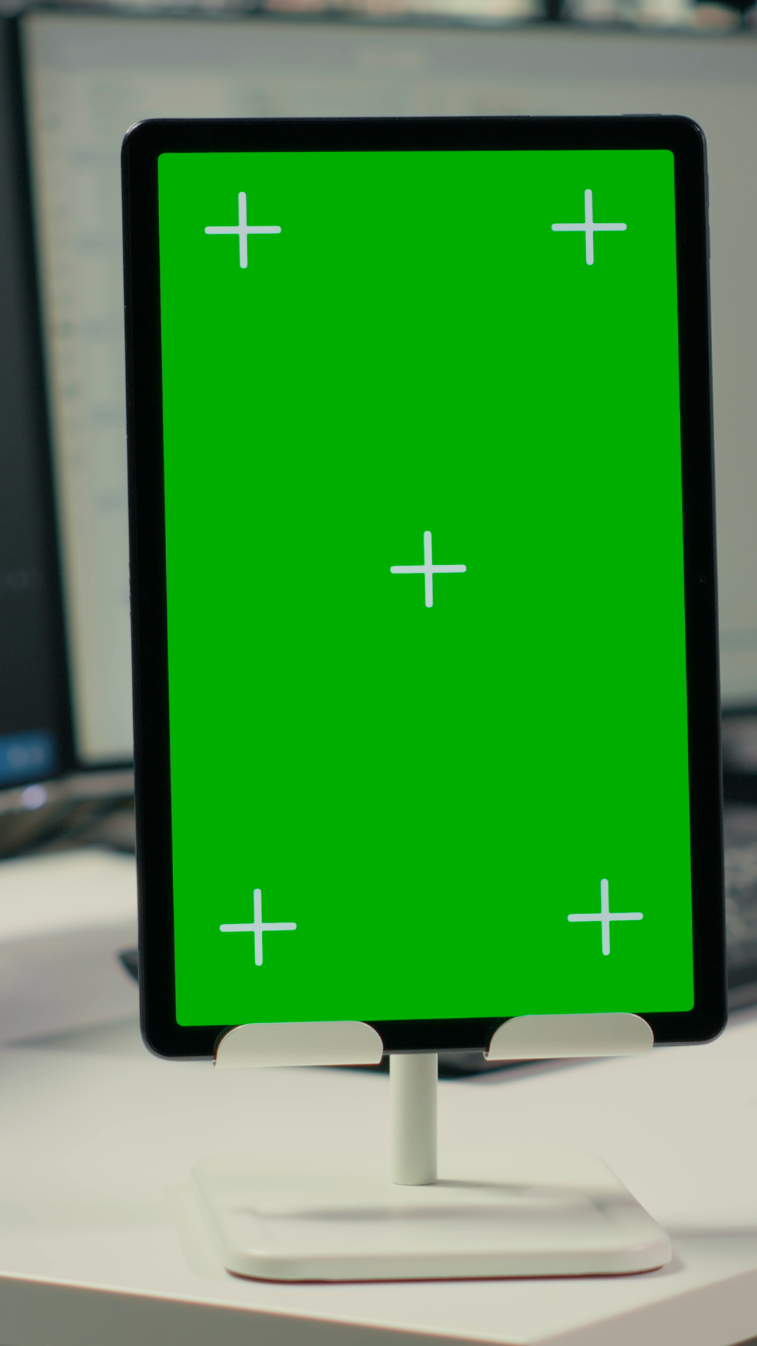 Vertical Video Isolated Screen Tablet On Stock Footage SBV-353421368 ...