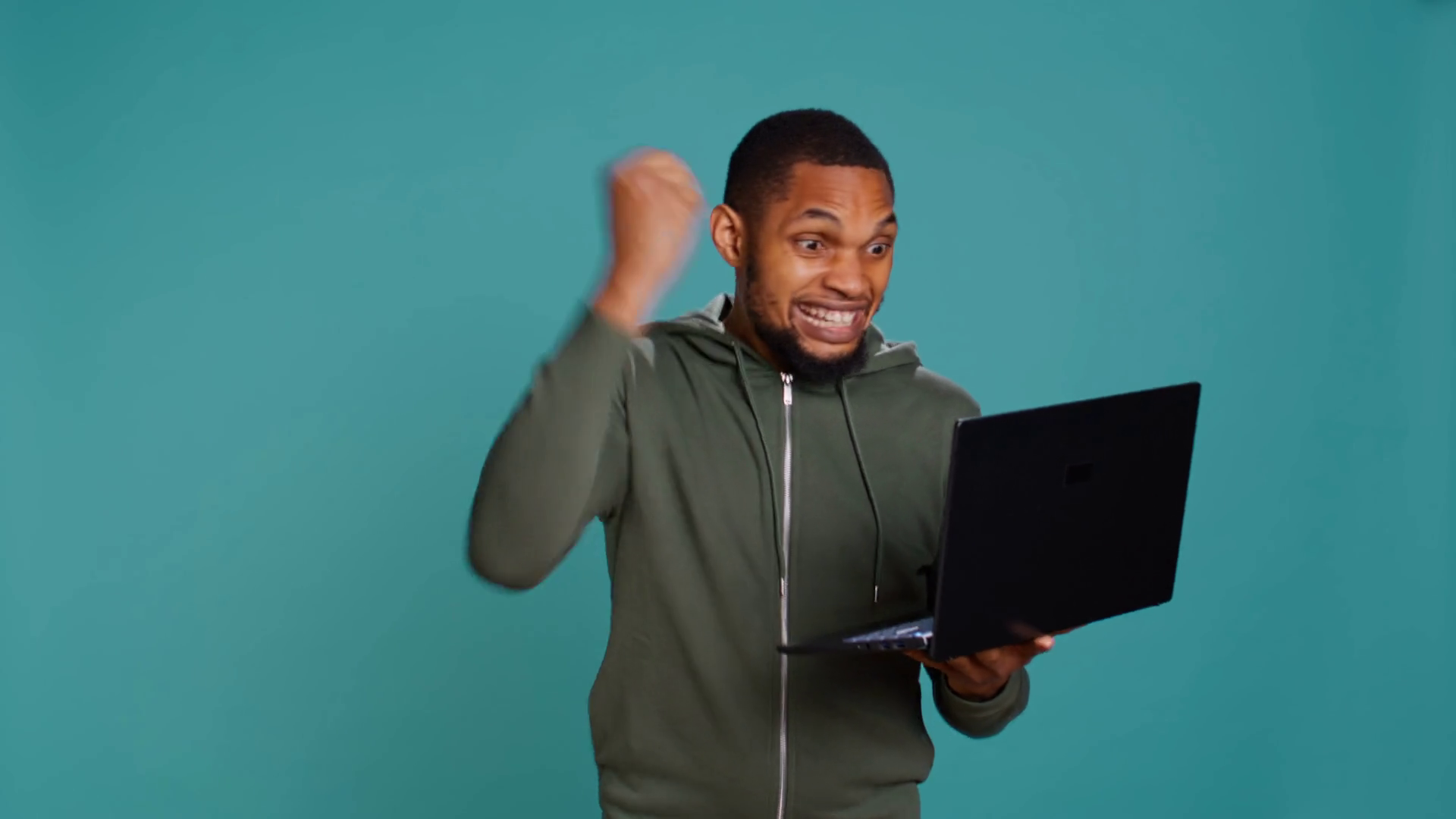 Man Typing On Laptop Keyboard Checking Stock Footage SBV-349086954 ...
