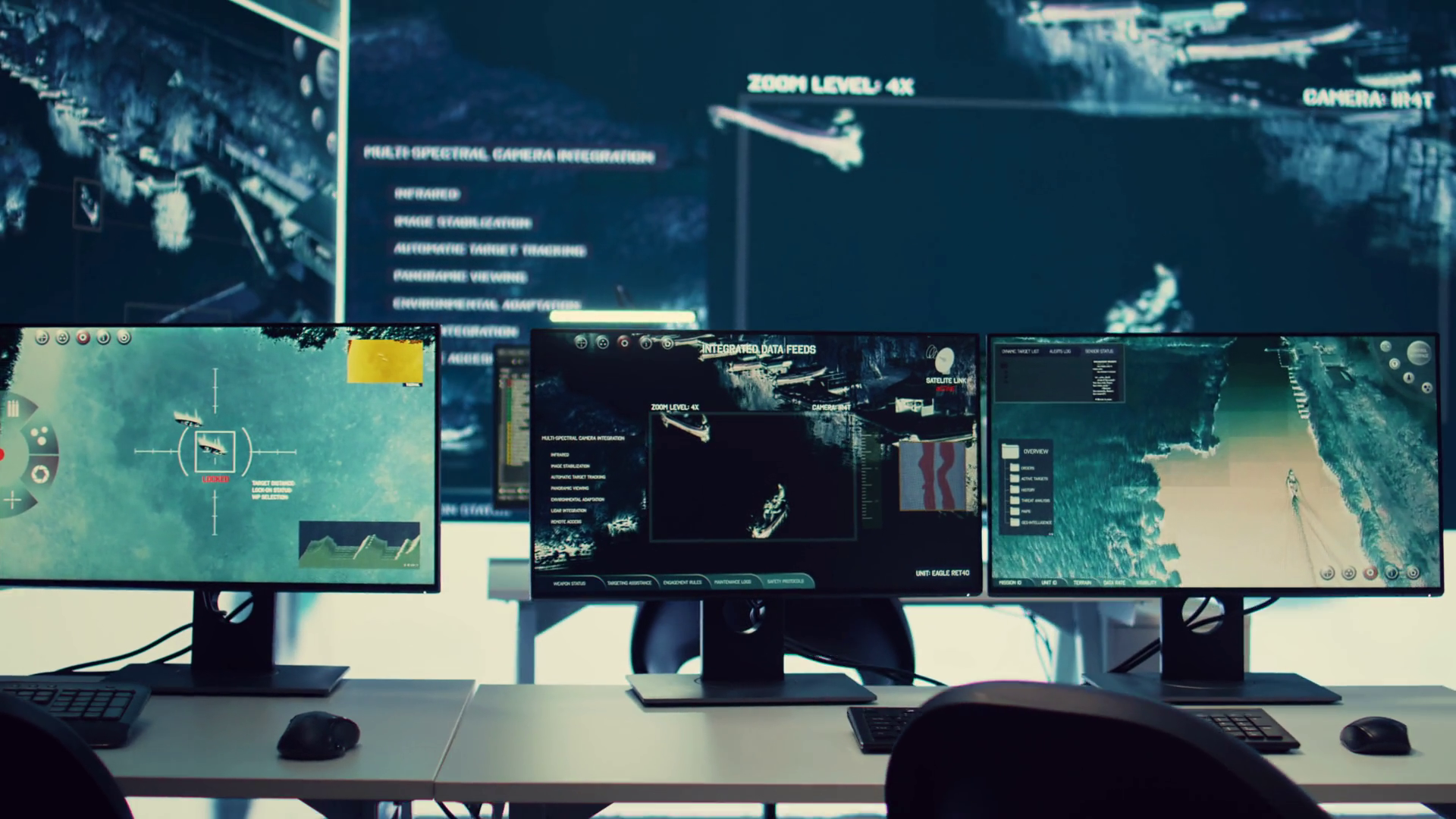 Federal Agency Command Center Equipped With Stock Footage SBV-349098312 ...