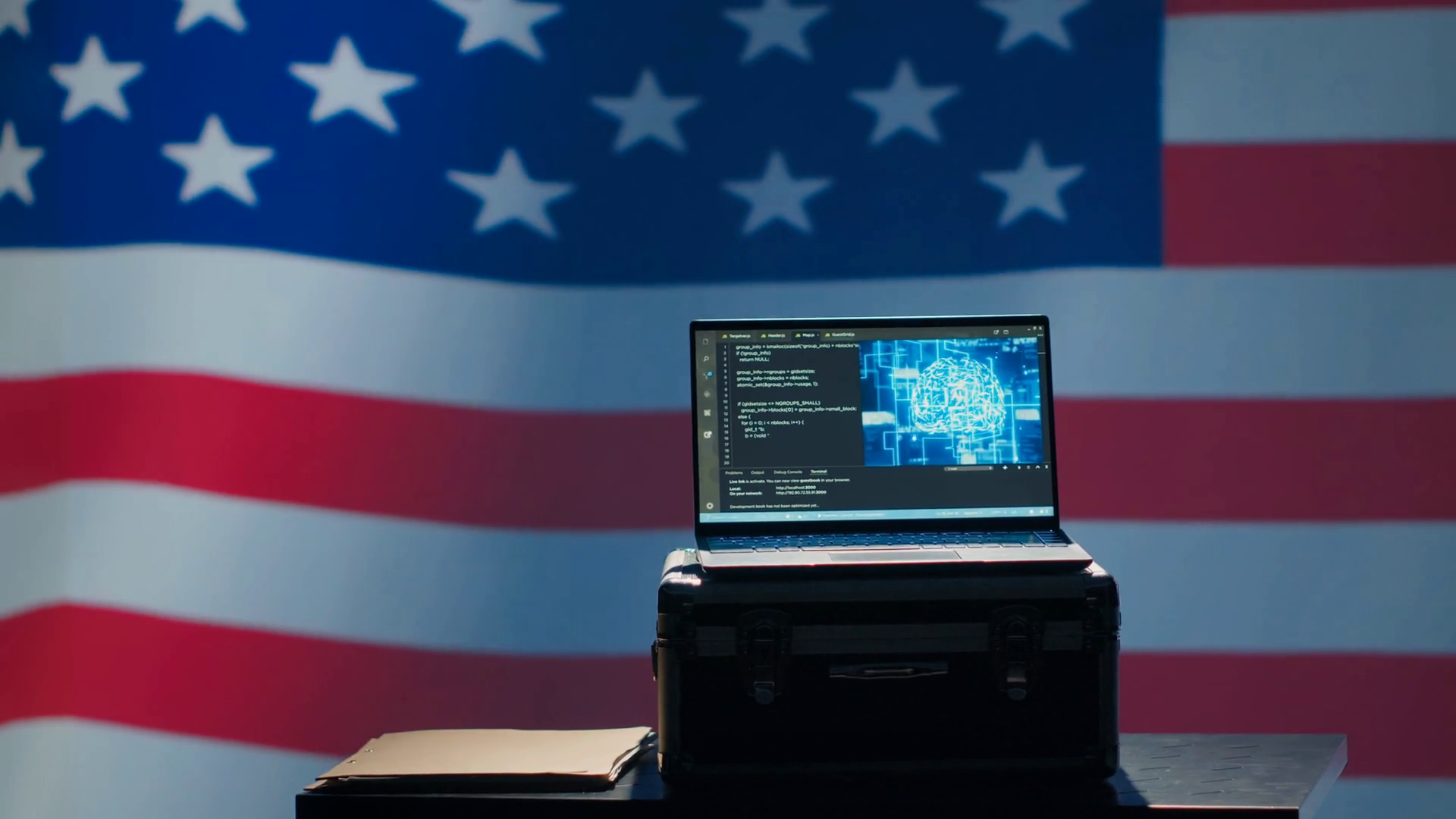 American Programmer Combating Enemy Bot Stock Footage SBV-349107729 ...