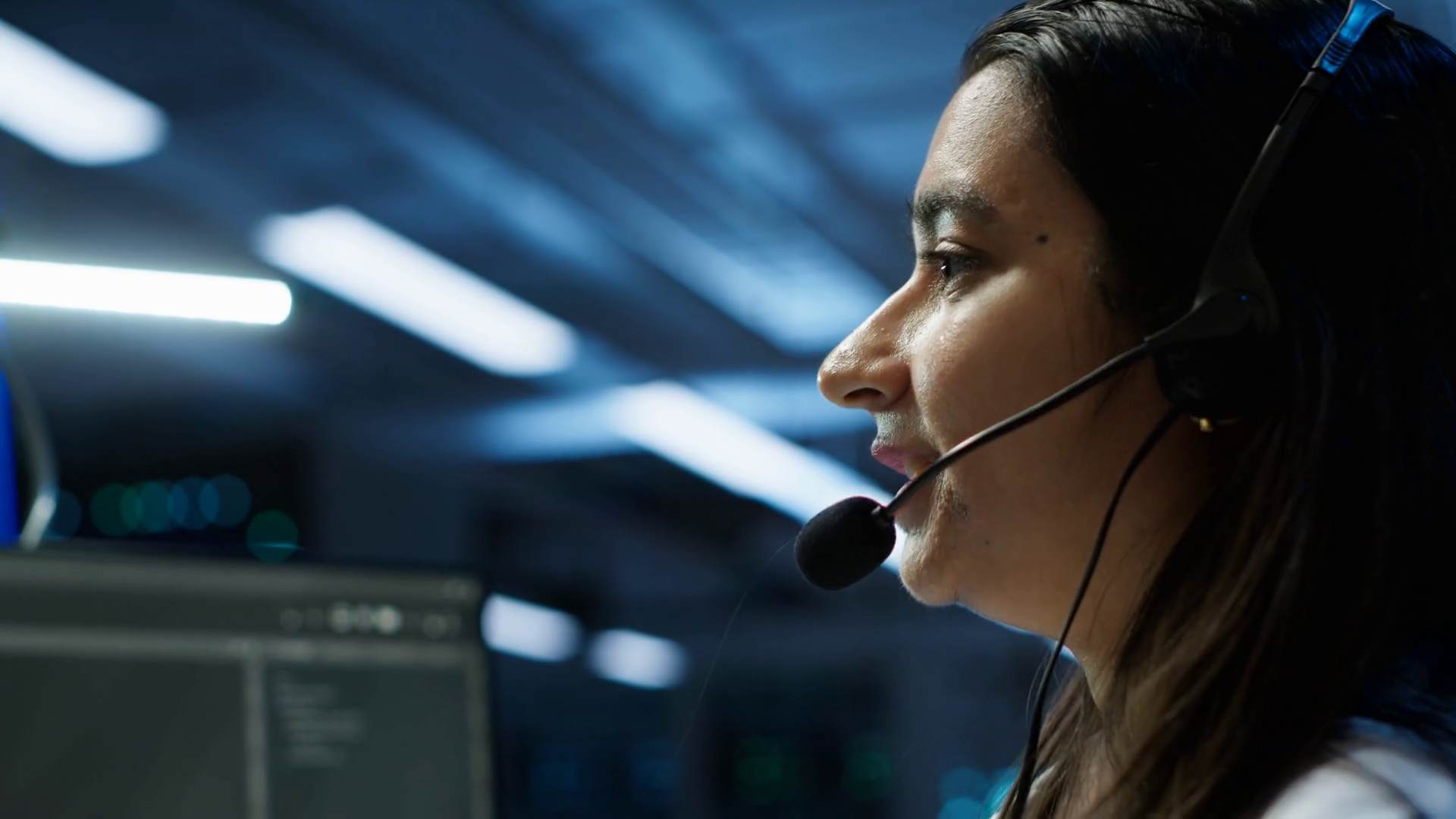 It Expert In Data Center Provides Technical Stock Footage SBV-349178766 ...