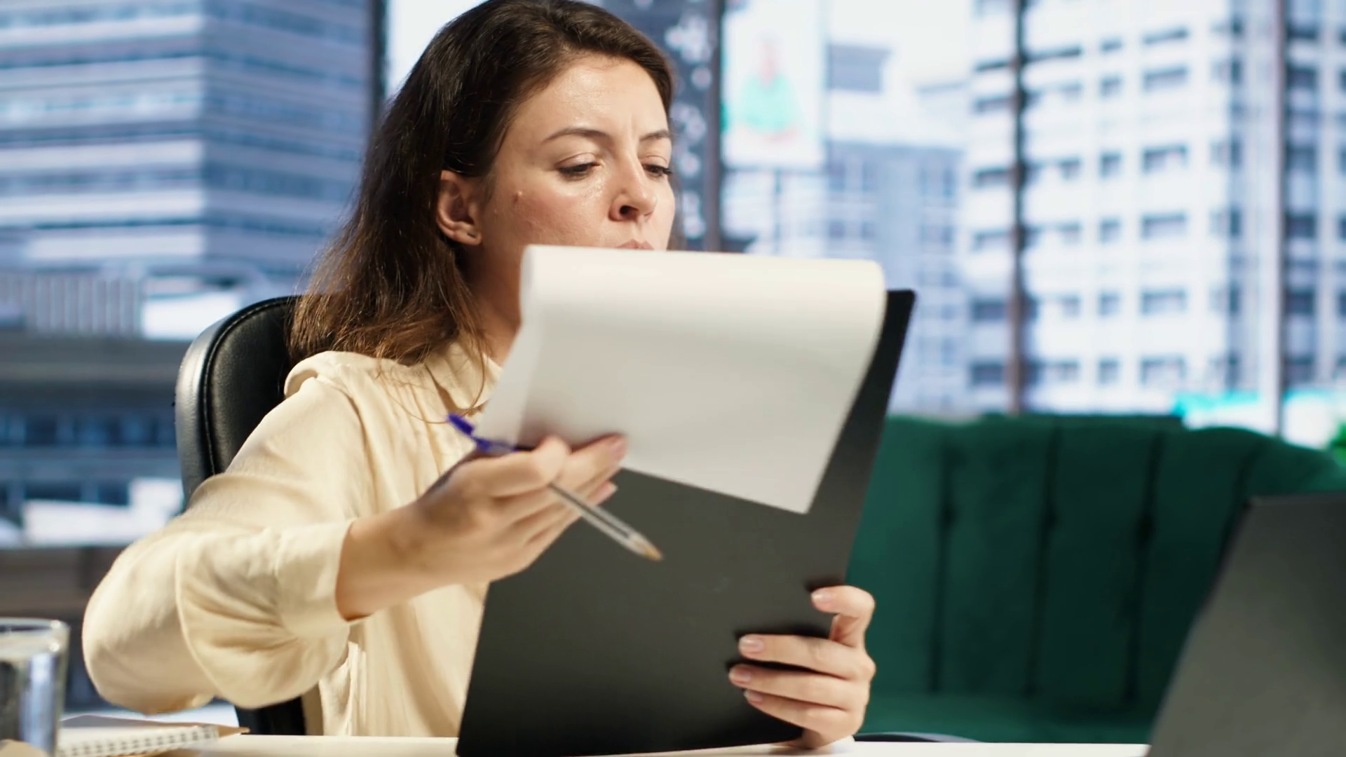Corporate Leader Signing Work Contracts Stock Footage SBV-349239889 ...