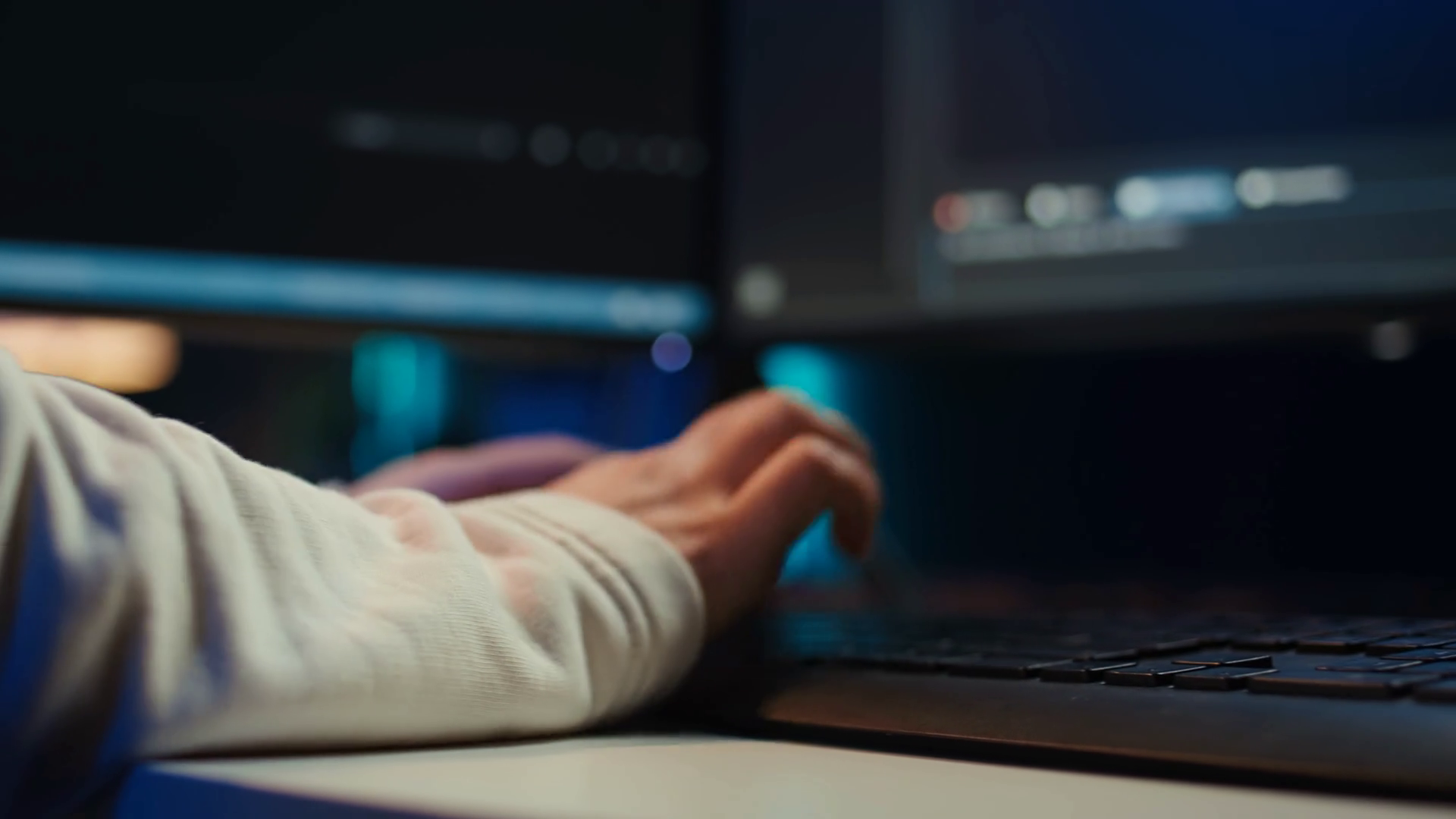 Programmer Typing On Computer To Fix Stock Footage SBV-349236175 ...
