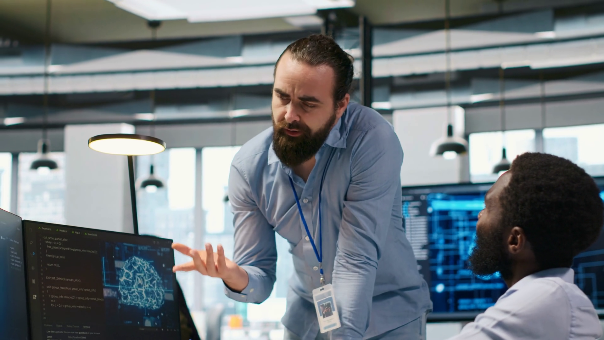 Startup Engineer Colleague With Paraplegia Stock Footage SBV-352495695 ...