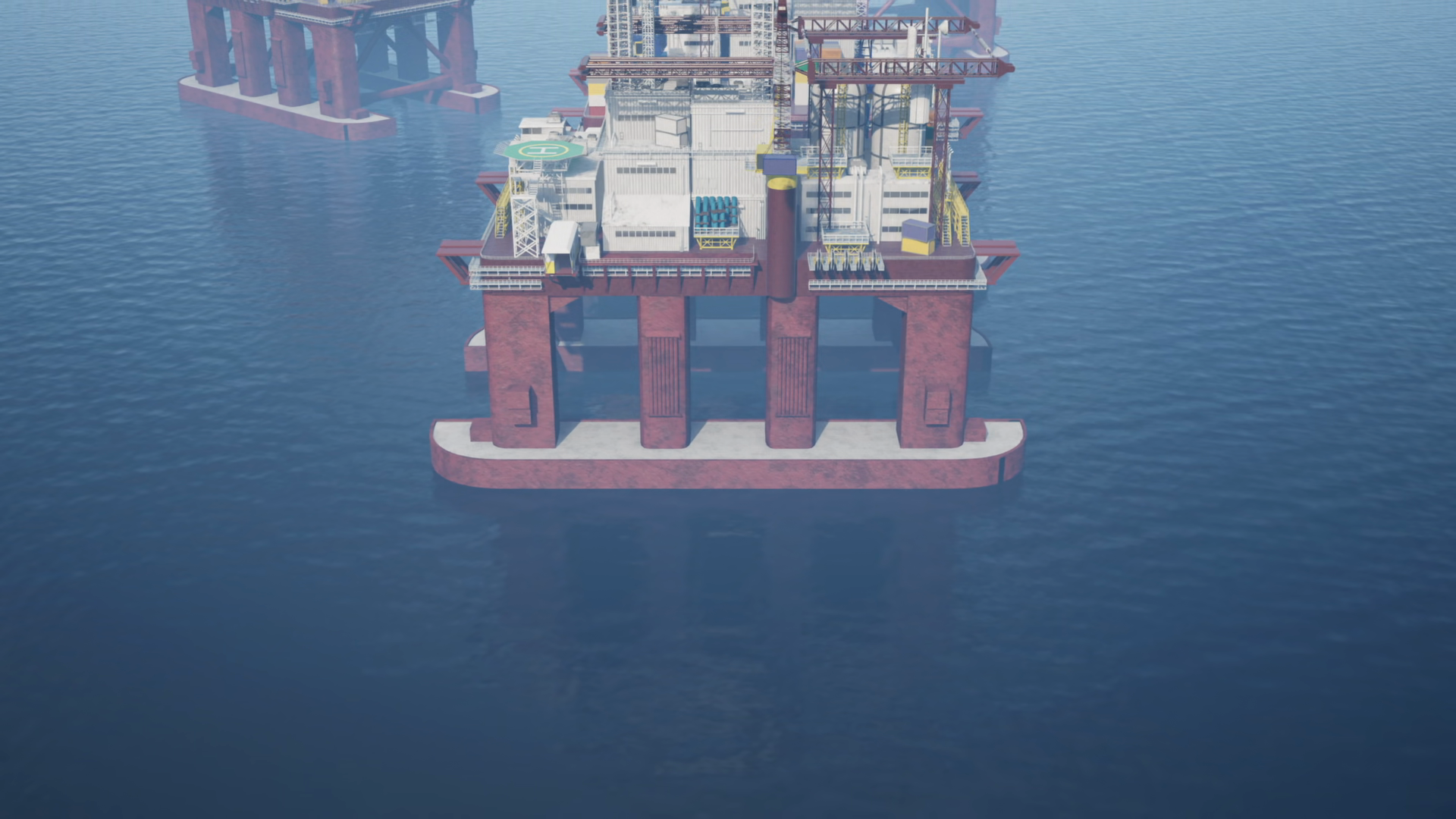 Massive Industrial Rig Extracting Petroleum Stock Footage SBV-353531896 ...