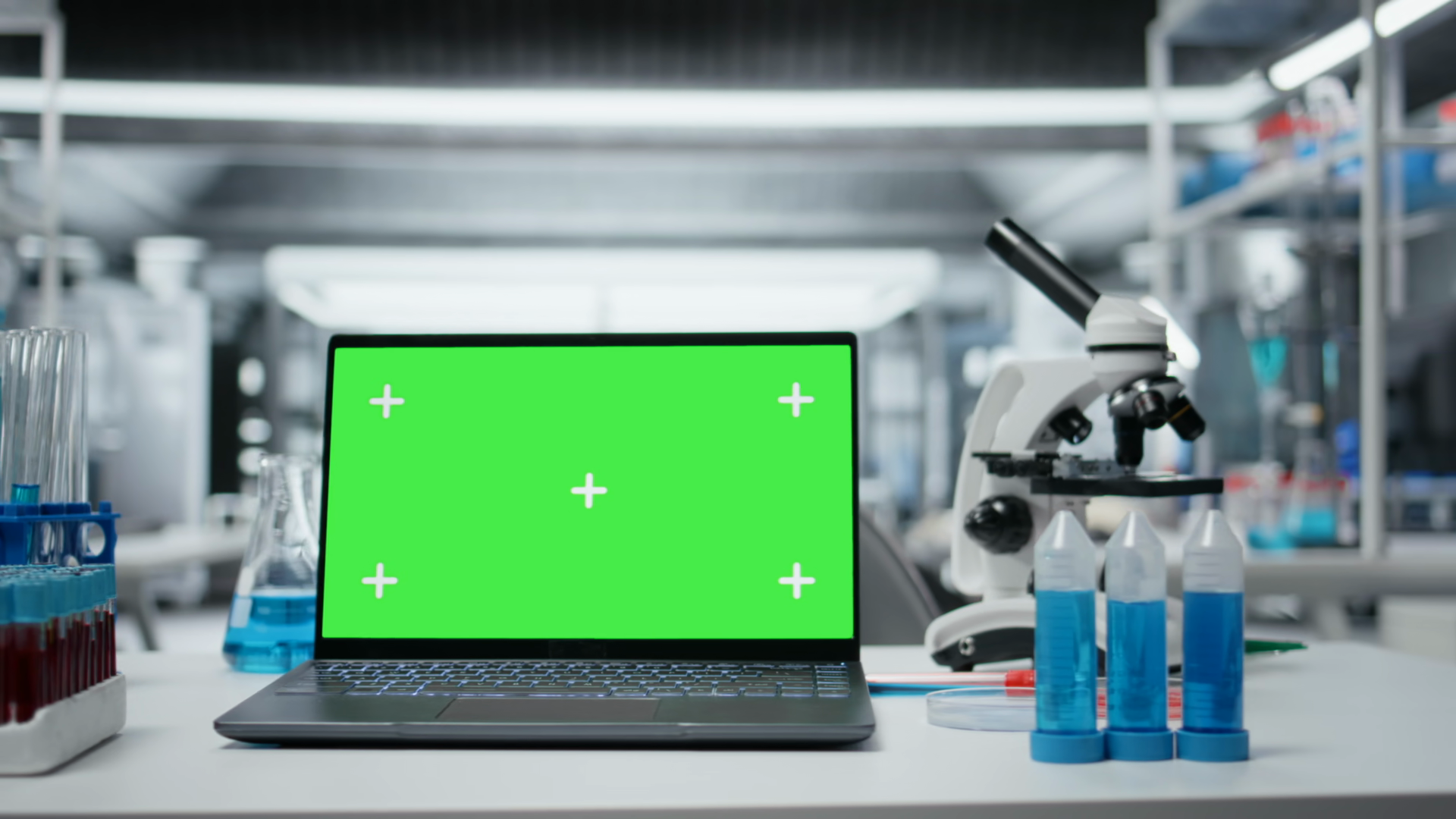 Green Screen Laptop Scientific Gear In Stock Footage SBV-353712689 ...