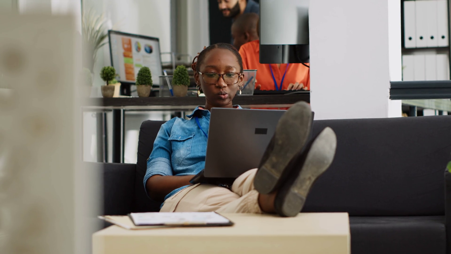 Business Employee Checking Analytics In Stock Footage SBV-347808076 ...