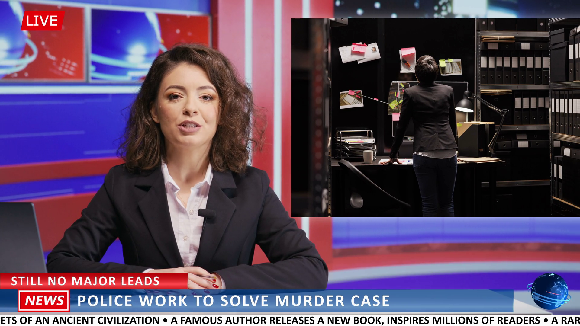 Latest News About Police Murder Case Stock Footage SBV-348374043 ...
