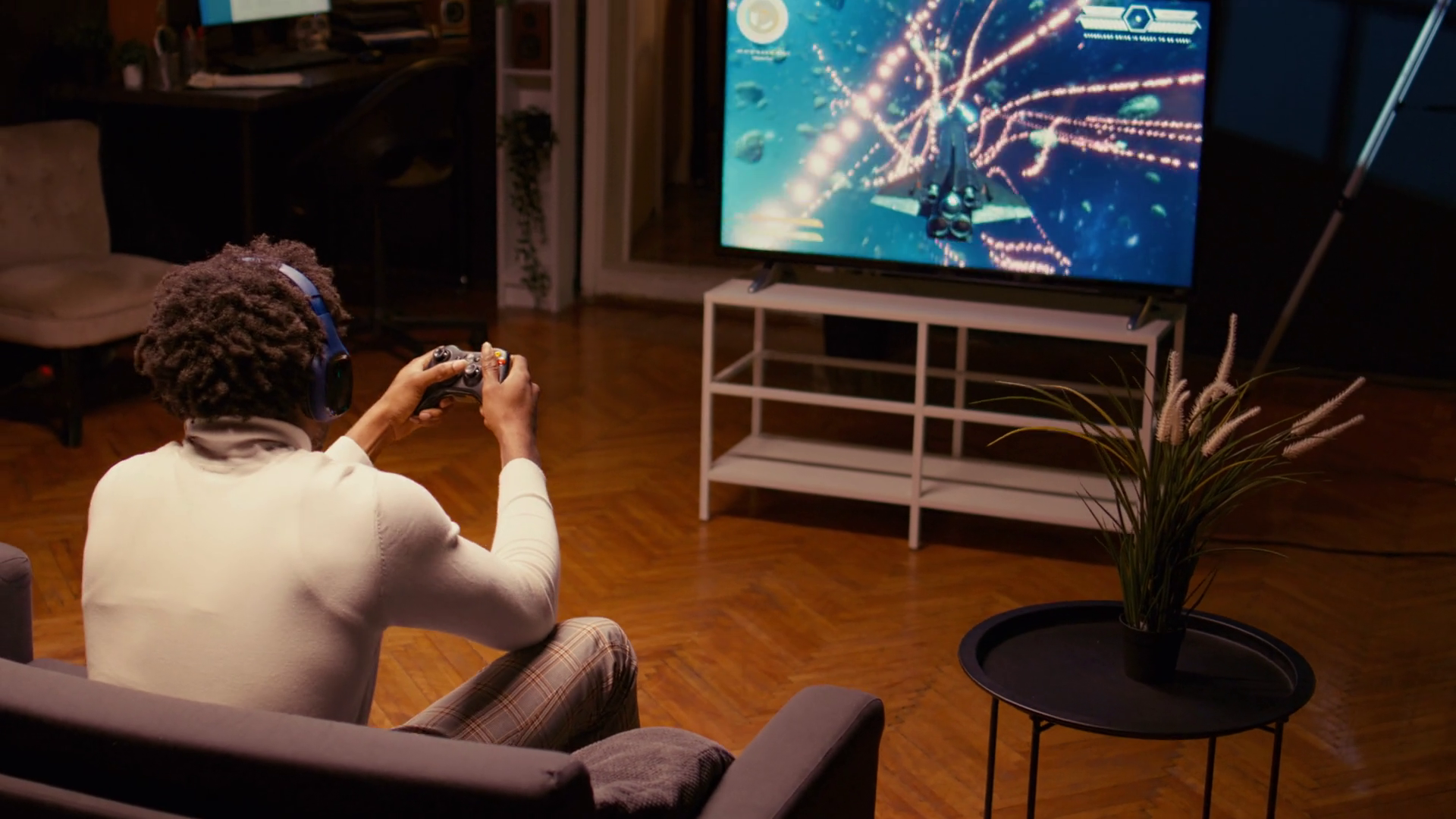 Frustrated Gamer Raging Getting Game Over Stock Footage SBV-348777015 ...
